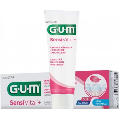 GUM SensiVital+ zubní gel pro citlivé zuby 75 ml – Zbozi.Blesk.cz