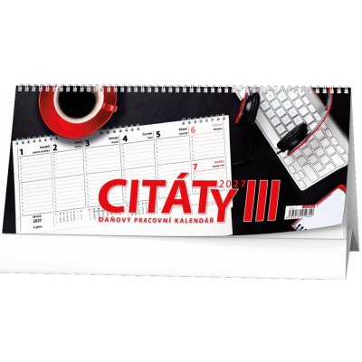Stolní Pracovní CITÁTY III 2027 – Hledejceny.cz