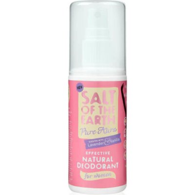 Salt Of The Earth Přírodní deodorant ve spreji s levandulí a vanilkou Pure Aura (Natural Deodorant) 100 ml