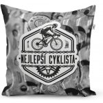 Sablio Polštář Nejlepší cyklista 40x40 – Hledejceny.cz