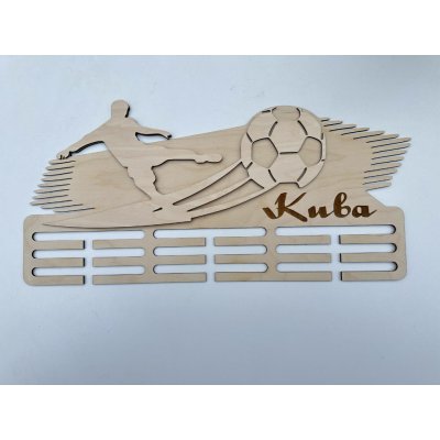 DCH Věšák na medaile se jménem Fotbal 2024 40 cm – HobbyKompas.cz
