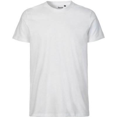 Neutral pánské tričko Fit z organické Fairtrade bavlny Bílá