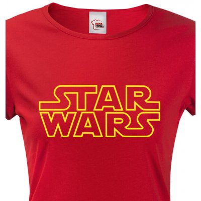 Dámské tričko Star Wars Červená