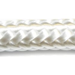 LANEX PA 12mm lano pletené s jádrem bílé