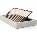 AMI Nábytek Velvet Kids Line Box s roštem a úložným prostorem šedá – Zboží Dáma