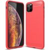 Pouzdro a kryt na mobilní telefon Apple PROTEMIO 16084 FLEXI TPU Obal Apple iPhone 11 Pro červený