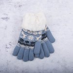 Sandrou dámské zimní rukavice modrá