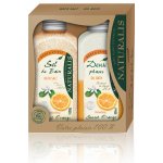 Naturalis Sweet Orange koupelová sůl 1 kg + dvousložková pěna do koupele 800 ml dárková sada – Zboží Mobilmania
