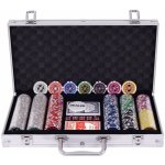 Costway Pokerová sada 300 žetonů – Zboží Mobilmania
