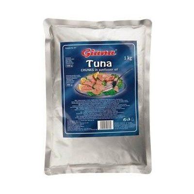 Tuňák ve slunečnicovém oleji Giana - kousky 1000 g – Zboží Dáma