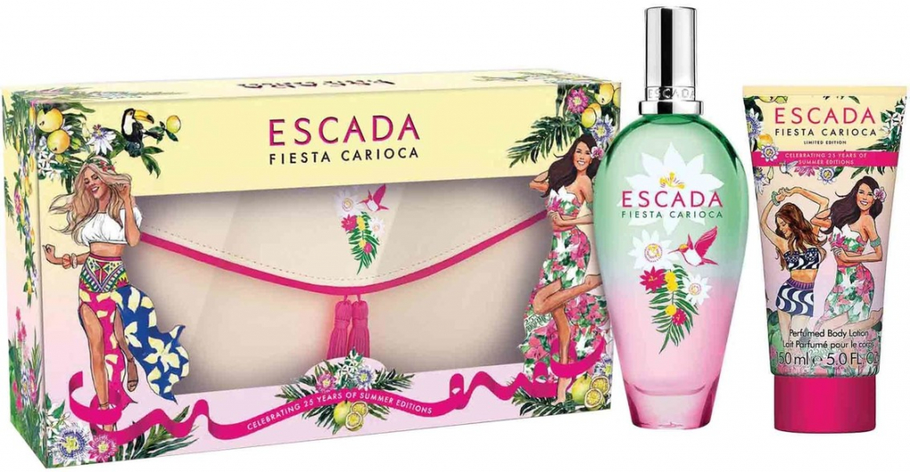 Escada Fiesta Carioca EDT 50 ml + tělové mléko 50 ml + etue dárková sada