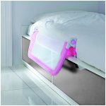 Lindam zábrana k posteli nová růžová – Sleviste.cz