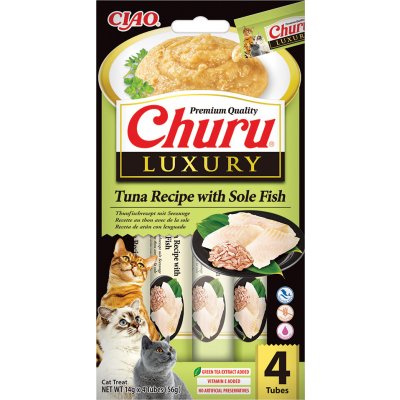 Churu Cat Luxury Tuna Recipe with Sole Fish 4 x 14 g – Hledejceny.cz