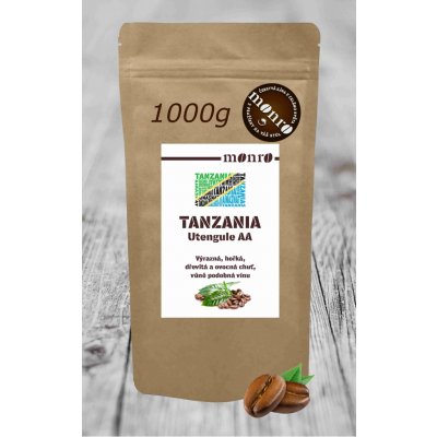 Monro Tanzania Utengule AA 100% Arabika zrnková 1 kg – Hledejceny.cz