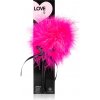 SM, BDSM, fetiš Secret play Feather Ticker péřové dráždidlo Blue Marabou 17 cm