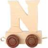 Dřevěná hračka Small Foot vláček vláčkodráhy abeceda písmeno N