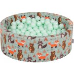 Divio suchý bazén 90x30 cm + 200 míčků vzor 204 – Sleviste.cz