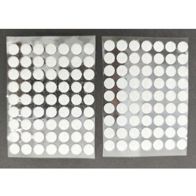 Suchý zip samolepicí kolečka, 10 mm, BÍLÝ, 63 párů/bal – Hledejceny.cz