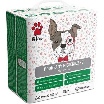 Petino Hygienické podložky pro zvířata 60 x 60 cm 10 ks – Zbozi.Blesk.cz
