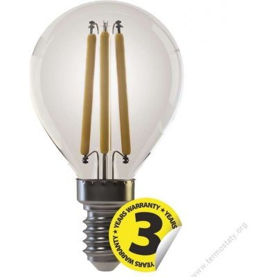 Emos LED žárovka Filament Mini Globe 4W E14 Teplá bílá – Zboží Mobilmania