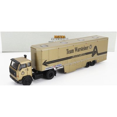 Brekina plast Volvo F89 Truck Car Transporter Team F1 Warsteiner Arrows 1977 Gold 1:87 – Hledejceny.cz