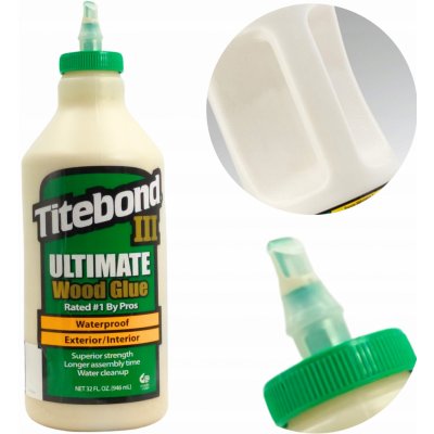 TITEBOND III Ultimate D4 Lepidlo na dřevo 946g – HobbyKompas.cz
