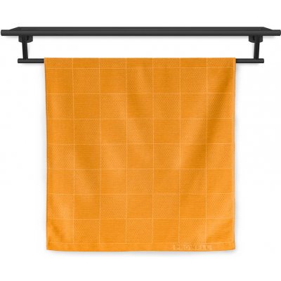Veba Ručník PROWELL kostky oranžová 70 x 140 cm – Zboží Mobilmania
