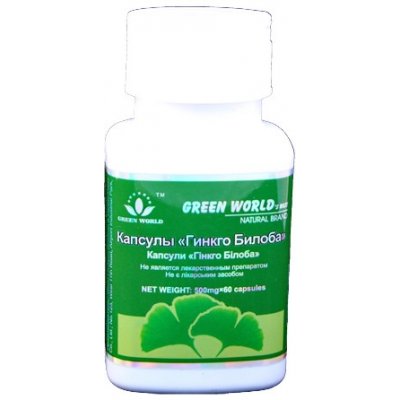 Green World Ginko Biloba 60 kapslí – Zboží Mobilmania