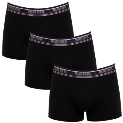 Nedeto 3pack pánské boxerky černé 3NDTB001 – Hledejceny.cz