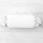 Biante Polštář válec bonbon Rongo RG-031 Studený bílý 15x60 – Hledejceny.cz