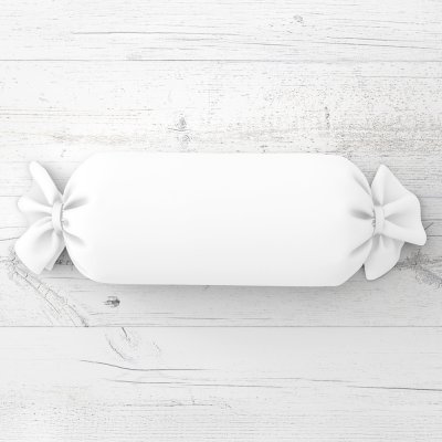 Biante Polštář válec bonbon Rongo RG-031 Studený bílý 15x60 – Hledejceny.cz
