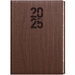 Ctirad Wood A5 denní 2025 hnědá – Zboží Živě