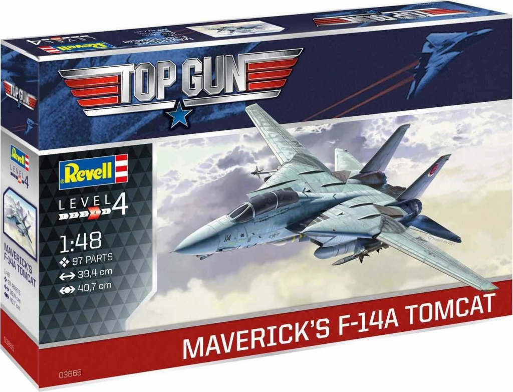 Revell EasyClick ModelSet letadlo 64966 Mavericks F-14 Tomcat Top Gun 1:72