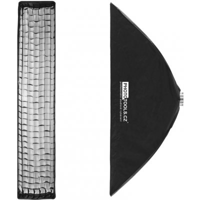 Phototools Stripbox KS 30x140 cm deštníkový s voštinou adaptér Bowens