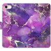 Pouzdro a kryt na mobilní telefon Apple Pouzdro iSaprio Flip s kapsičkami na karty - Purple Marble Apple iPhone 7 / 8 / SE 2020 / SE 2022