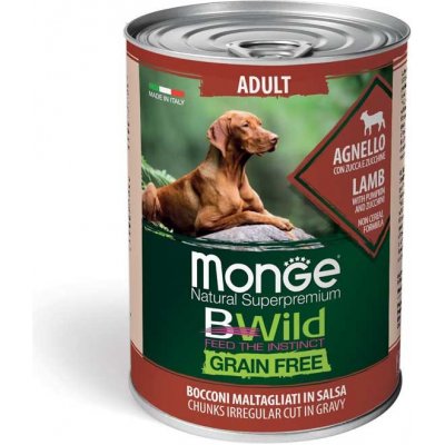 Monge BWild Dog Grain free Jehněčí 400 g – Hledejceny.cz