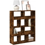 vidaXL Knihovna kouřový dub 100x33x125,5 cm kompozitní dřevo – Zboží Dáma