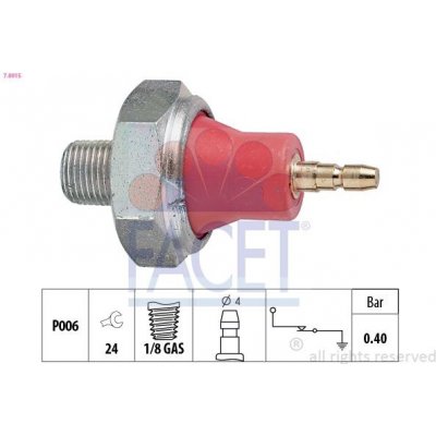 Olejový tlakový spínač FACET 7.0015 – Zboží Mobilmania