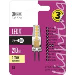 Emos LED žárovka Classic JC A++ 2W G4 teplá bílá – Zboží Živě