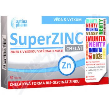 Astina SuperZINC CHELÁT 30 tablet