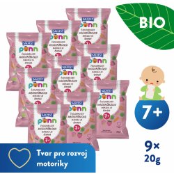 SALVEST Põnn BIO Jahodové křupky 9 x 20 g