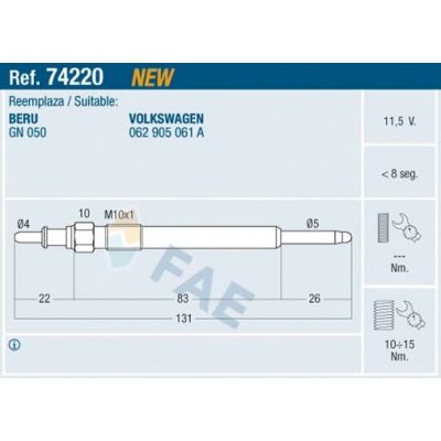 Zhavici svicka FAE 74220 – Hledejceny.cz