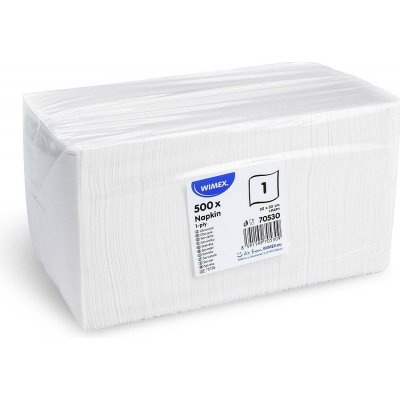 GASTRO ubrousky papírové EKO 1vrst. bílé 30x30cm – Zboží Dáma
