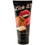 Lick it! erotický lubrikační masážní gel s vůní a příchutí čokolády 50 ml – Zboží Mobilmania