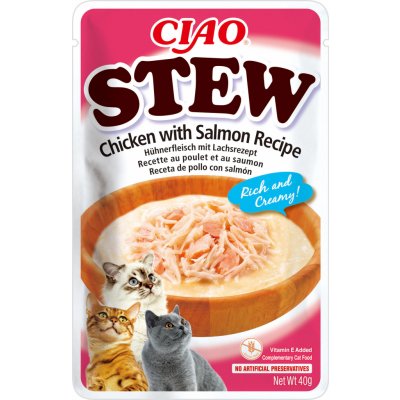 Churu Cat CIAO Stew Chicken with Salmon Recipe 40 g