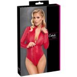 Cottelli Snakeskin Long Sleeve Body 2644444 Red – Zboží Mobilmania