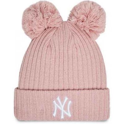 New Era MLB New York Yankees zimní čepice růžová