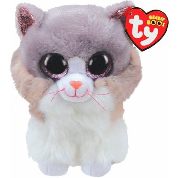 Beanie Boos Asher bílá kočka s rohem 15 cm