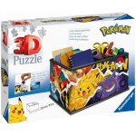 RAVENSBURGER 3D puzzle Úložná krabice Pokémon 216 ks – Zboží Mobilmania