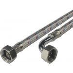 Klum Připojovací hadice 8x12, FxF 1/2''x1/2'' s kolínkem 80 cm nerez CR396C – HobbyKompas.cz